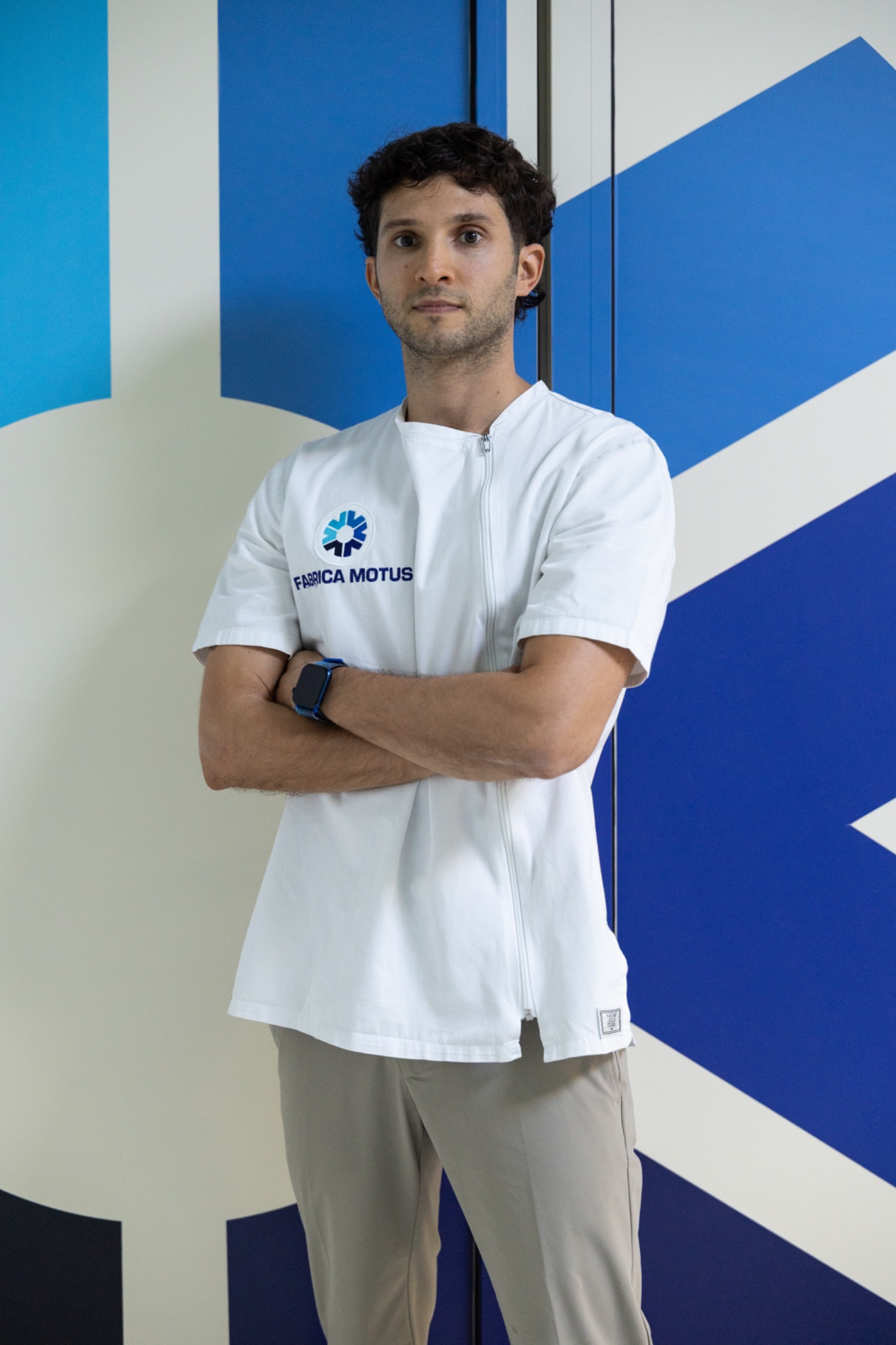Vittorio Verdelli nello studio Fabricamotus